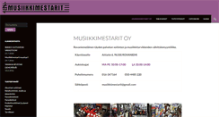 Desktop Screenshot of musiikkimestarit.com